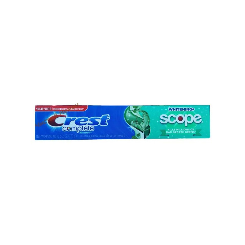 Crest Complete отбеливающая зубная паста Minty Fresh Striped (175 г) USA