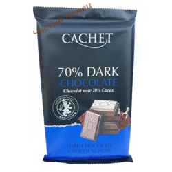 Cachet черный шоколад  70 % какао (300 гр) Бельгия