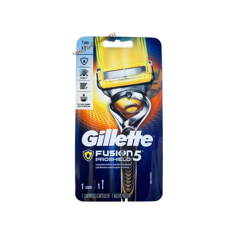 Gillette станок Fusion ProShield с 1 запаской (1 шт.) USA