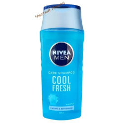 Nivea мужской шампунь Cool Fresh Mentol (250 мл) Германия