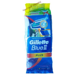 Gillette бритвы одноразовые Blue II Plus (5 шт+1 шт) Колумбия