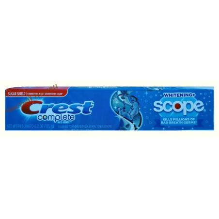 Crest отбеливающая зубная паста Multi-Benefit Whitening Scope Cool Peppermint (175 гр) USA