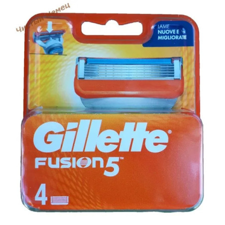 Gillette Fusion 5 картриджи для станков  (4 шт) USA