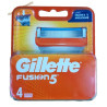 Gillette 5 картриджи для станков Fusion (4 шт) USA