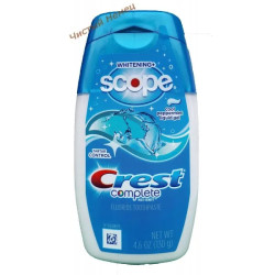 Crest Complete Scope ( 130 g) стоячая синяя USA