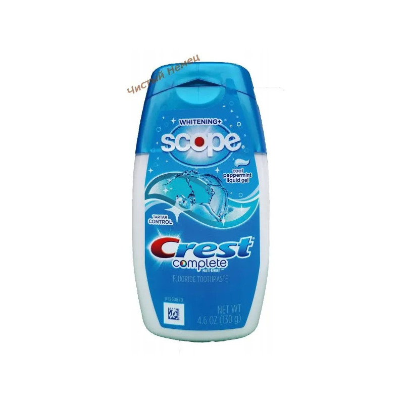 Crest Complete Scope ( 130 g) стоячая синяя USA